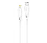Кабель Proove Simple Silicone Type-C to Lightning 27W (1m) white
