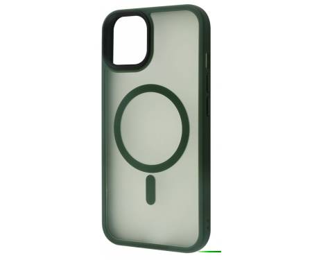 Чохол WAVE Matte Insane Case with Magnetic Ring iPhone 13 green