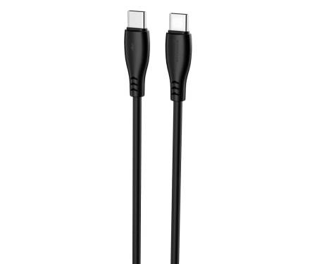 Кабель Proove Simple Silicone Type-C to Type-C 60W (2m) black