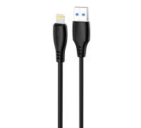 Кабель Proove Simple Silicone USB to Lightning 2.4A (1m) black
