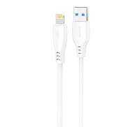 Кабель Proove Simple Silicone USB to Lightning 2.4A (1m) white