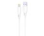 Кабель Proove Simple Silicone USB to Lightning 2.4A (1m) white