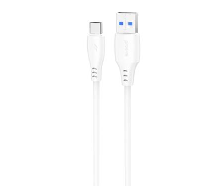 Кабель Proove Simple Silicone USB to Type-C 3A (1m) white