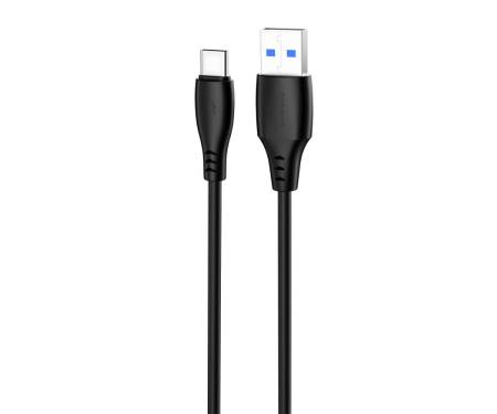 Кабель Proove Simple Silicone USB to Type-C 3A (1m) black