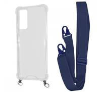 Чохол WAVE Clear Case with Strap Xiaomi Redmi Note 11 Pro/Redmi Note 12 Pro 4G midnight blue