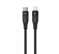 Кабель Proove Soft Silicone Type-C to Lightning 27W (1m) black