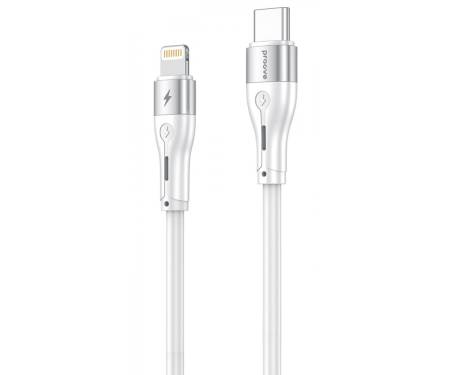 Кабель Proove Soft Silicone Type-C to Lightning 27W (2m) white