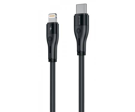 Кабель Proove Soft Silicone Type-C to Lightning 27W (2m) black