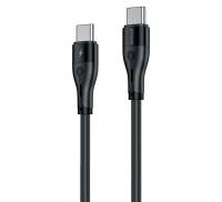 Кабель Proove Soft Silicone Type-C to Type-C 60W (2m) black