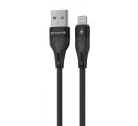 Кабель Proove Soft Silicone USB to Lightning 2.4A (1m) black