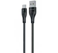 Кабель Proove Soft Silicone USB to Type-C 3A (2m) black