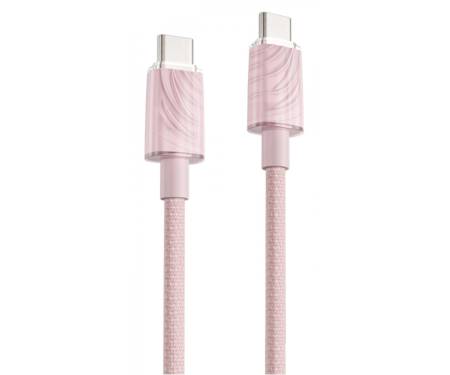 Кабель Proove Spectral Type-C to Type-C 60W (1m) pink