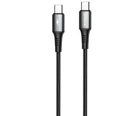 Кабель Proove WireX Type-C to Type-C 60W (2m) black