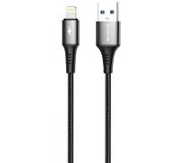 Кабель Proove WireX USB to Lightning 2.4A (1m) black