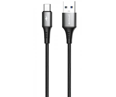 Кабель Proove WireX USB to Type-C 3A (1m) black