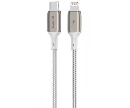 Кабель Proove Dense Metal Type-C to Lightning 27W (2m) white