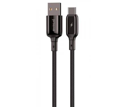 Кабель Proove Dense Metal USB to Type-C 3A (2m) black
