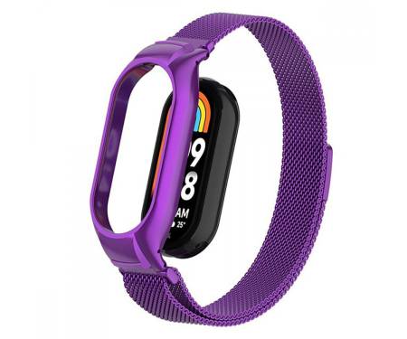 Ремінець Milanese Loop Mi Band 7 purple