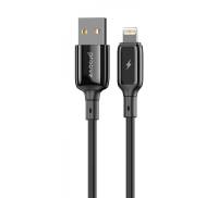Кабель Proove Flex Metal USB to Lightning 2.4A (1m) black