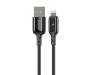 Кабель Proove Flex Metal USB to Lightning 2.4A (1m) black