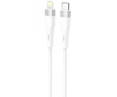 Кабель Proove Light Silicone Plus Type-C to Lightning 27W (1m) white