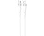 Кабель Proove Light Silicone Plus Type-C to Type-C 60W (1m) white