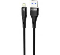 Кабель Proove Light Silicone Plus USB to Lightning 2.4A (1m) black