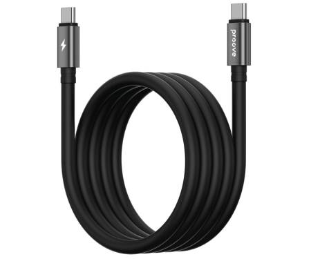 Кабель Proove Magneto Type-C to Type-C 60W (1m) black