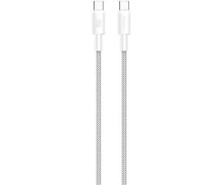 Кабель Proove Nylo Type-C to Type-C 100W (1.5m) white
