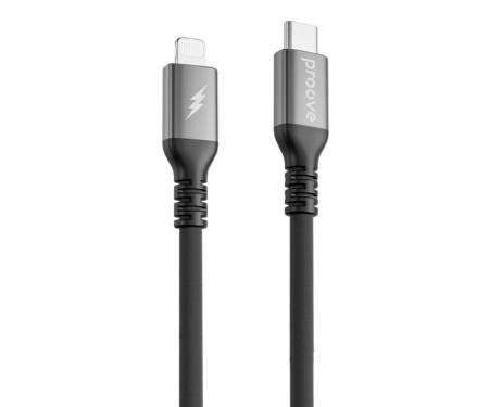 Кабель Proove ReGen Silicone Type-C to Lightning 27W (2m) black