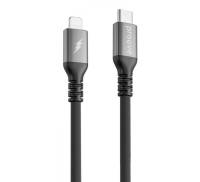 Кабель Proove ReGen Silicone Type-C to Lightning 27W (2m) black