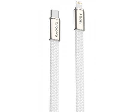 Кабель Proove AirLine Type-C to Lightning 30W (1m) white