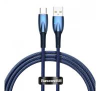 Кабель Baseus Glimmer Series Fast Charging Type-C 100W (1m) blue