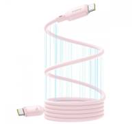 Кабель Baseus PicoGo Magnetic Liquid Silicone Type-C to Type-C 240W (1m) pink