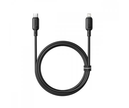 Кабель Baseus Silky Series Fast Charging Type-C to Lightning 20W (1m) black