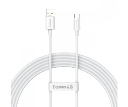 Кабель Baseus Superior Series (SUPERVOOC) Fast Charging Data Type-C 65W (2m) white