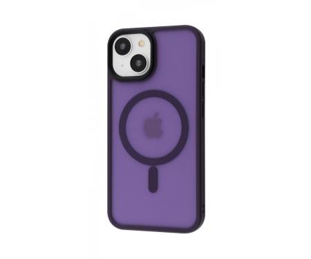 Чохол WAVE Matte Insane Case with Magnetic Ring iPhone 14 deep purple