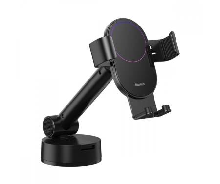 Автомобільний тримач Baseus Simplism Gravity Car Mount With Suction Base black