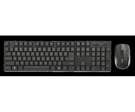 Комплект Trust Ximo Wireless Keyboard with mouse UKR (21628)