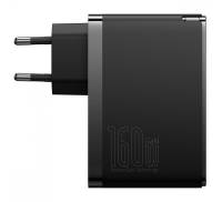 МЗП Baseus GaN5 Pro Digital Fast Charger Type-C+2USB 160W (With Clable Type-C to Type-C 240W 1m) black