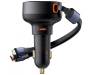 АЗП Baseus Enjoyment Pro Car Charger Type-C + Retractable C & iP Cable 60W black