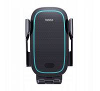 Автомобільний тримач з Бездротовим ЗП Baseus Milky Way Pro 15W black