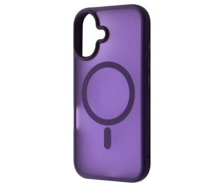 Чохол WAVE Matte Insane Case with Magnetic Ring iPhone 16 deep purple