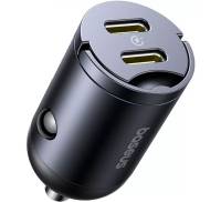 АЗП Baseus Tiny Star Mini Car Charger 2xType-C 30W black