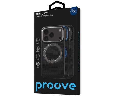 Чохол Proove Reinforce Case with Magnetic Ring iPhone 16 Pro Max blue