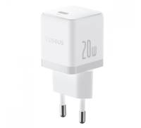 МЗП Baseus Palm Fast Charger Type-C 20W (With Cable Type-C to Type-C 60W 1m) white