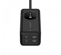 Мережевий фільтр Proove Power Strip Homester PD-03 1AC 65W (2 Type-C + 2USB) black