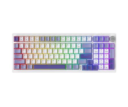 Бездротова клавіатура Proove Gaming Slicker (Ukraine Layout) white