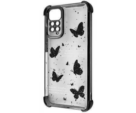 Чохол WAVE Winkie Xiaomi Redmi Note 11 Pro/Redmi Note 12 Pro 4G black/butterfly