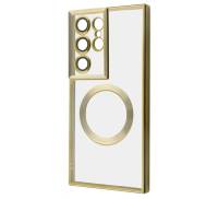 Чохол WAVE Metal Color Case with Magnetic Ring Samsung Galaxy S23 Ultra gold